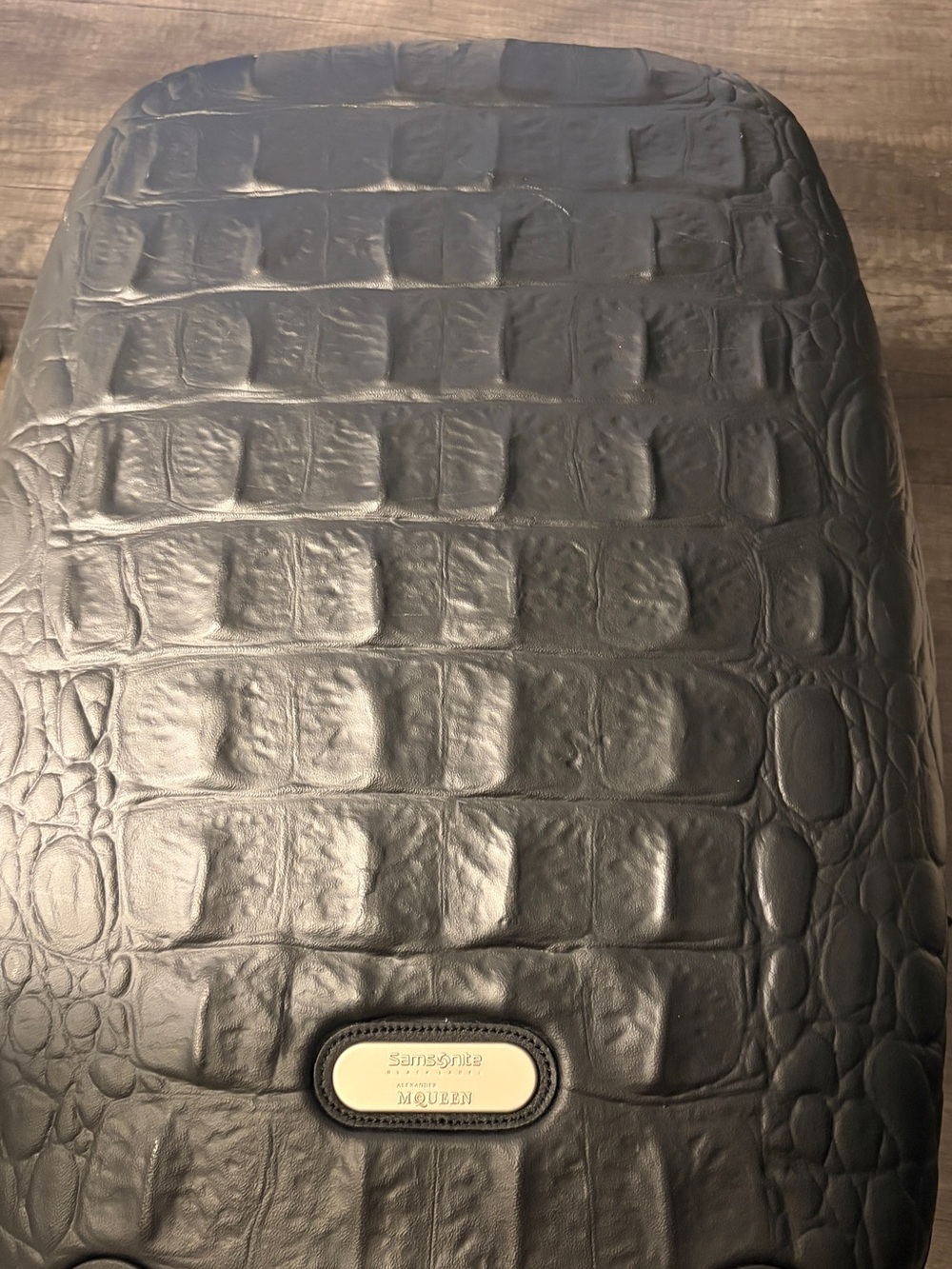 Samsonite Black Label Alexander McQueen suitcase.